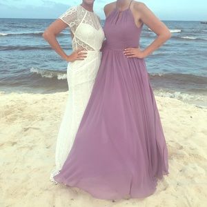 Azazie Lavendar Bridesmaids dress